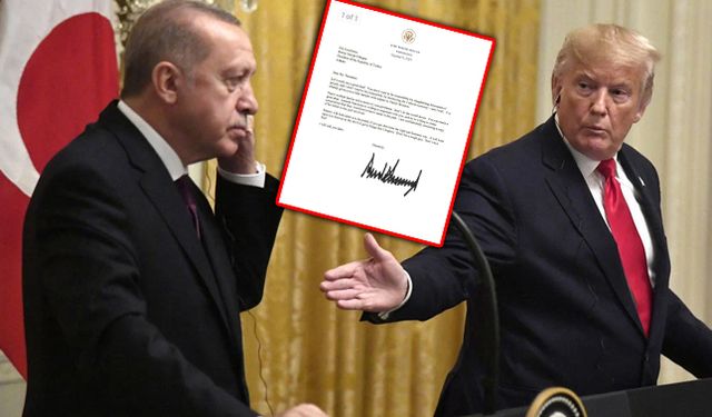 Erdoğan 'Dostum Trump' dedi sosyal medyada hakaret mektubu paylaşıldı