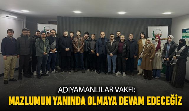 ‘Mazlumun yanında olmaya devam edeceğiz’