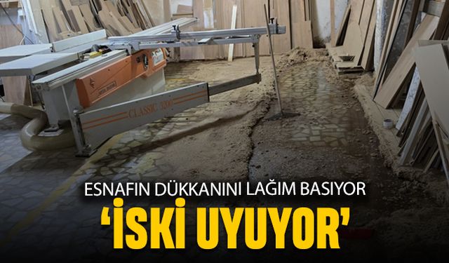 Esnafın dükkanını lağım basıyor, İSKİ uyuyor