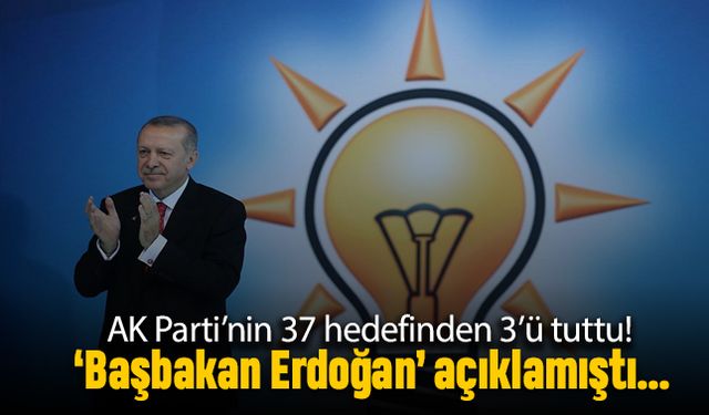 AK Parti'nin 37 hedefinden 34'ü tutmadı