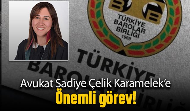 Avukat Sadiye Çelik Karamelek’e önemli görev