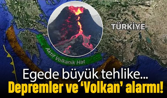 Ege depremleri ile volkan patlaması gündemde; Yunanistan alarmda