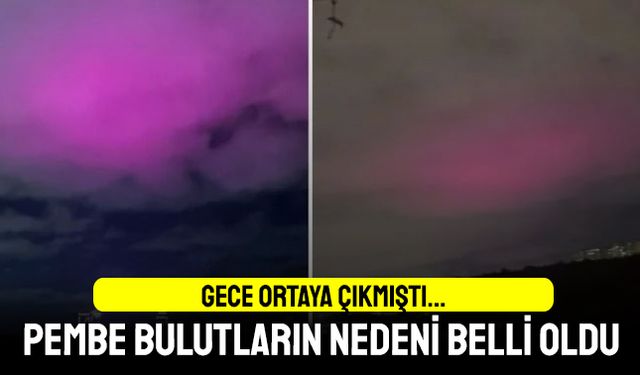 İstanbul'daki pembe bulutların nedeni ortaya çıktı