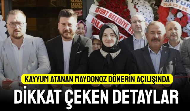 Kayyum atanan Maydonoz Döner'in açılışında AK Parti ile MHP'li isimler