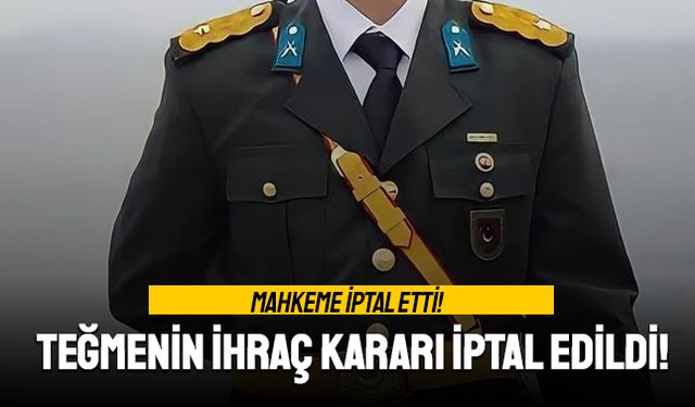 Mahkeme ihraç kararını reddetti; Teğmen görevine dönüyor