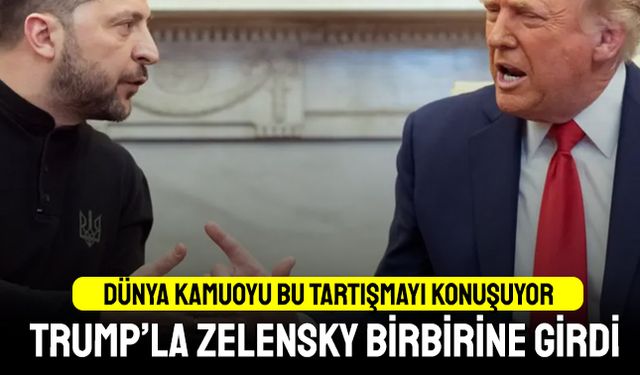 Dünya bu kavgayı konuşuyor; Trump, Zelenski'yi kovdu