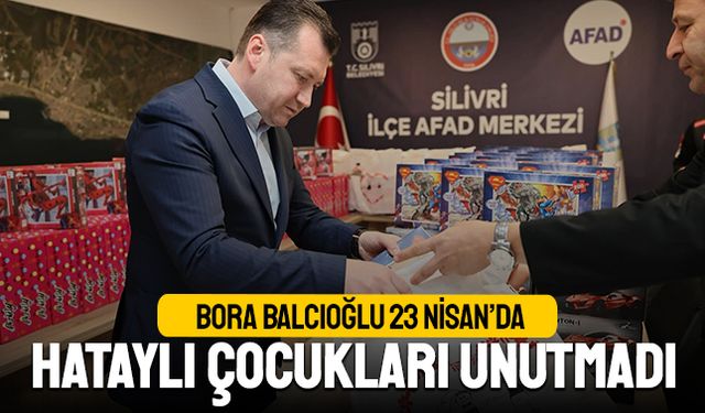 Balcıoğlu 23 Nisan’da Hataylı çocukları unutmadı