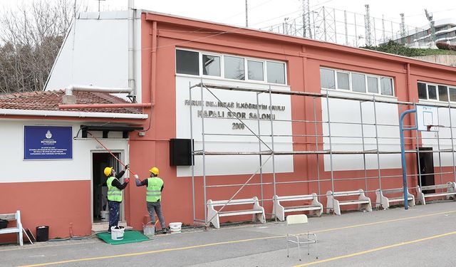 İBB, okul spor salonlarını yeniliyor