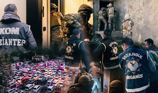 10 İlde suç örgütlerine darbe: 86 kişi tutuklandı