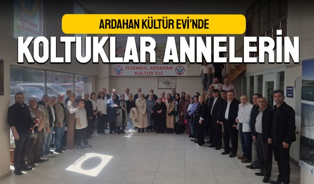 Ardahan Kültür Evi'nde koltuklar annelerin