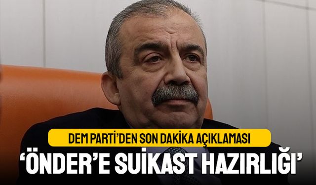 DEM Parti'den açıklama; Sırrı Süreyya'nın aracına düzenek yerleştirilmiş