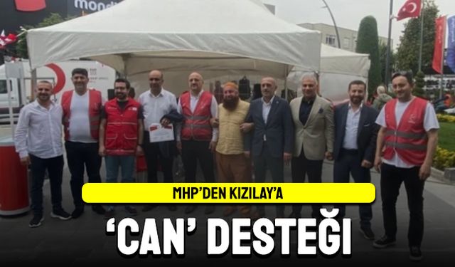MHP’den Kızılay’a ‘Can’ desteği
