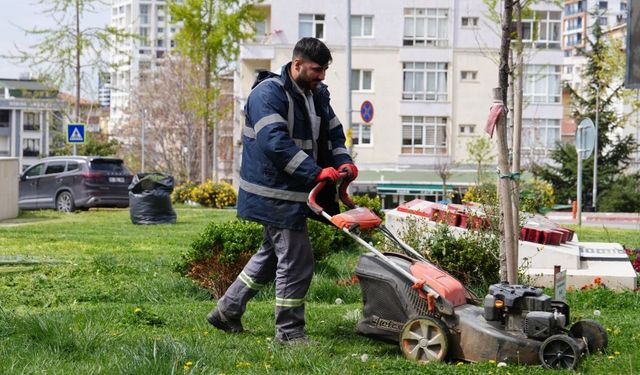 Kartal Belediyesi'nden Yaz Boyu Park Temizliği