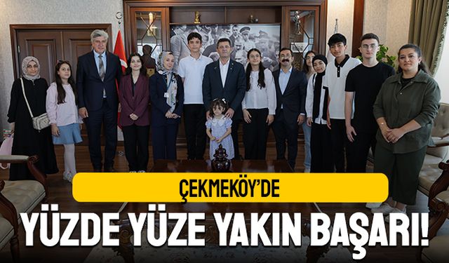 Çekmeköy’de yüzde yüze yakın başarı!
