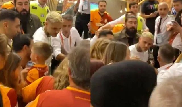 Icardi Galatasaray taraftarına kafa mı attı?