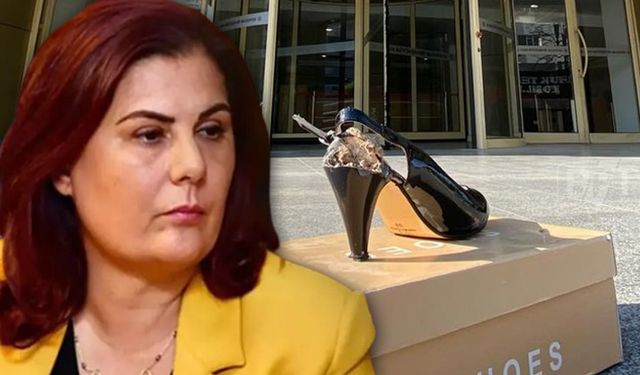 Özlem Çerçioğlu resmen AK Parti'de; Belediye önüne topuklu ayakkabı