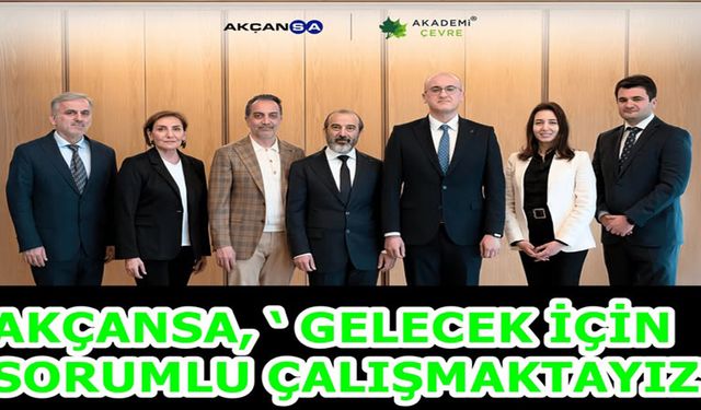 Akçansa ve Akademik Çevre'den Karbon Ayak İzini Azaltıcak İş Birliği