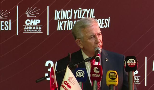 CHP Ankara İl Kongresi'nde konuşan Yavaş: Gökçek ve ailesi yargılanmadan adalet olmaz