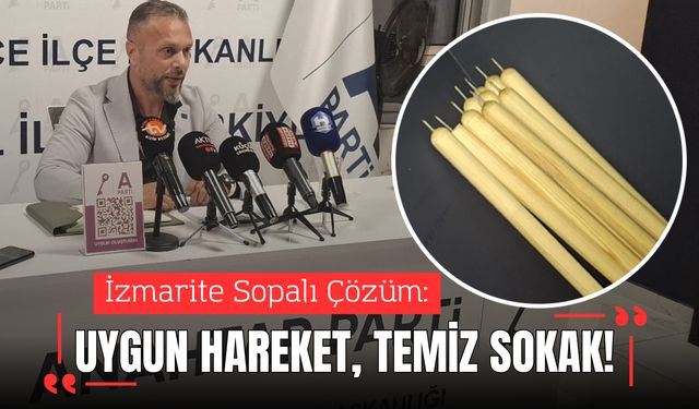 İzmarite Sopalı Çözüm: Uygun Hareket, Temiz Sokak!