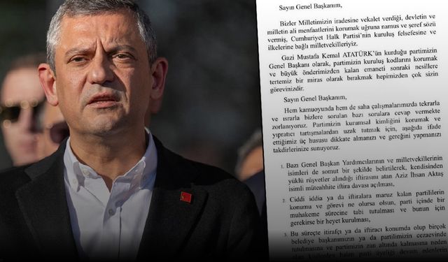 CHP’li Milletvekillerinden Özgür Özel’e “Açık Mektup”: İddialara Karşı Acil Adım Atın Çağrısı