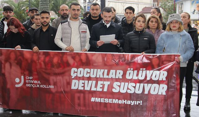 CHP GENÇLİĞİ MESEM’İ HEDEF ALDI: “BU DÜZEN ÇOCUKLARI ÖLDÜRÜYOR”
