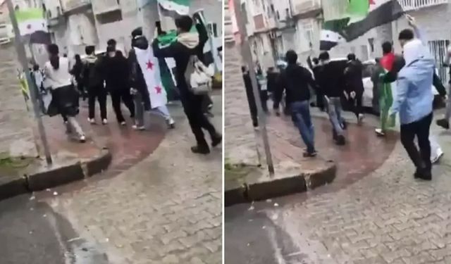 Suriyeliler İstanbul'da Beşar Esad'ın devrilmesini kutladı