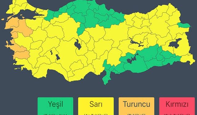 68 il için sarı kodlu uyarı: Fırtına, sağanak, kar geliyor