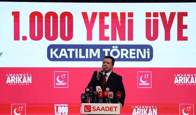 Cumhur İttifakı’ndan İstifa Eden Bin Kişi Saadet Partisi’ne Geçti!