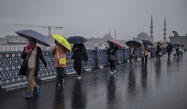 İstanbul’da fırtına ve sağanak yağış alarmı