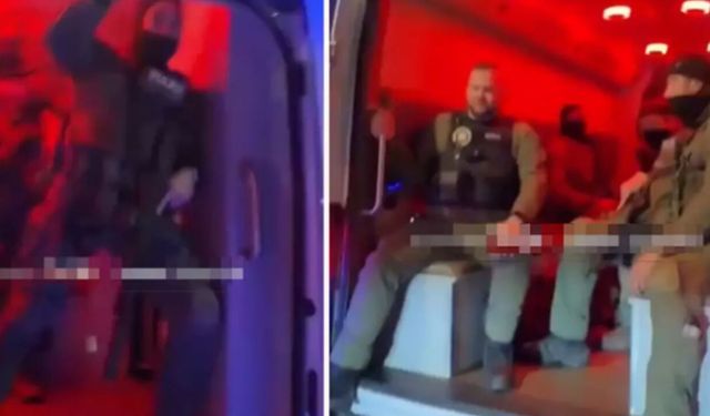 New York'ta Geçmiş Yüzyıllardan Kalma Manzara; Maduro Minibüs Arkasında Gezdirildi