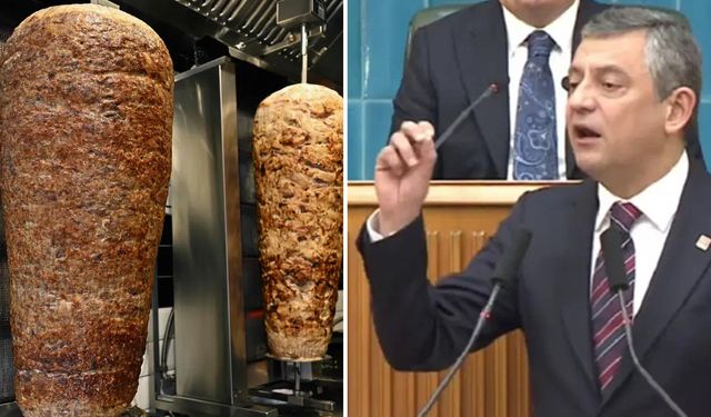 Özgür Özel'den Mecliste 'Döner' Hesabı: "Emekliler Artık 257 Değil 38 Tane Alabiliyor"