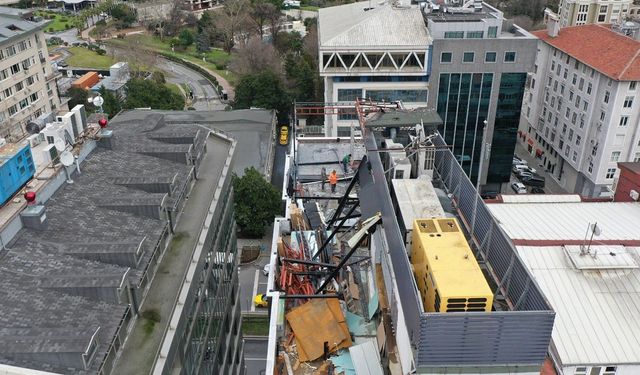 Şişli’de kaçak yapı operasyonu