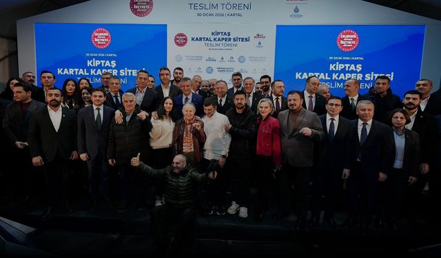 Özgür Özel Kartal’da Anahatar Teslim Törenine Katıldı; "Kentsel Dönüşüm Bir Yaşam Hakkıdır"