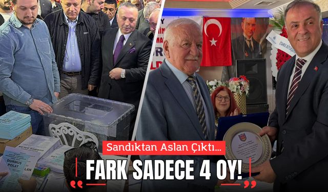 Sandıktan Aslan Çıktı… Fark Sadece 4 Oy