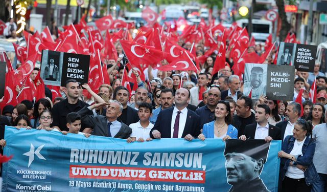 Küçükçekmece’de 19 Mayıs Coşkusu Gün Boyu Sürdü