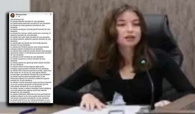Kemalistlere Kadın Taciri Diyen ve İstifa Eden Rümeysa Eker: Söylediklerim Doğru