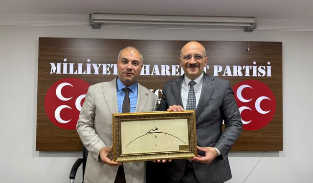 BBP’DEN MHP KÜÇÜKÇEKMECE İLÇE BAŞKANI EKREM SARISOY’A ZİYARET