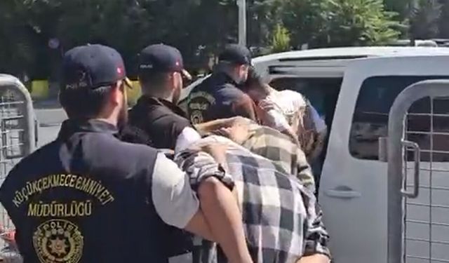 Küçükçekmece Emniyeti huzuru sağlıyor: silahlı magandalar tutuklandı