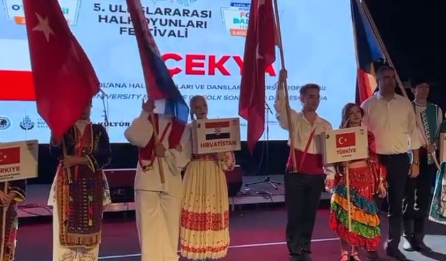 Kartal'da 5. Uluslararası Halk Oyunları Festivali Coşkusu Başladı