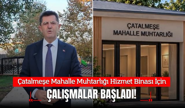 Çekmeköy Belediyesi Çatalmeşe Mahalle Muhtarlığı Hizmet Binası İçin Çalışmalara Başladı