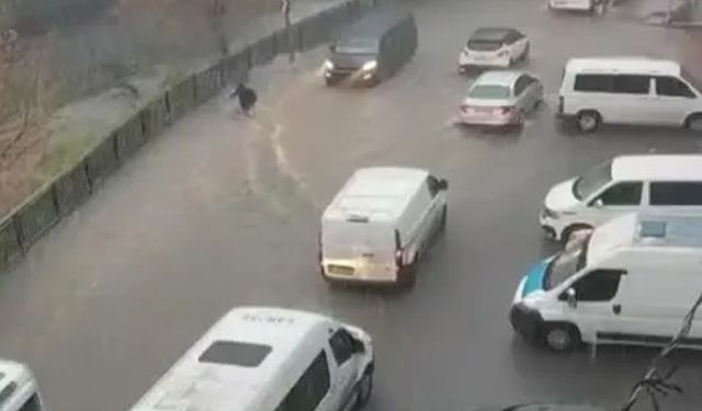 İstanbul’u Sağanak Vurdu, Esenyurt’ta Dehşet Anları: Sel Sularına Kapılan Kadını Vatandaşlar Kurtardı!