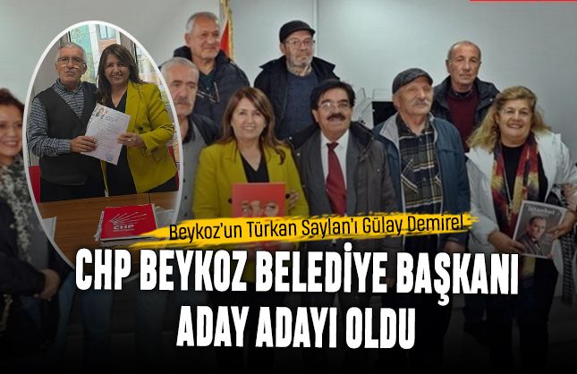 Beykoz’un Türkan Saylan’ı Gülay Demirel, CHP Beykoz Belediye Başkan Aday Adayı oldu