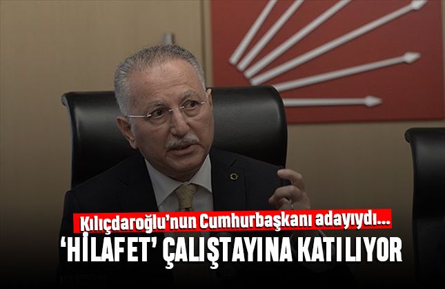 Kılıçdaroğlu aday göstermişti; Ekmeleddin İhsanoğlu 'Hilafet' çalıştayında