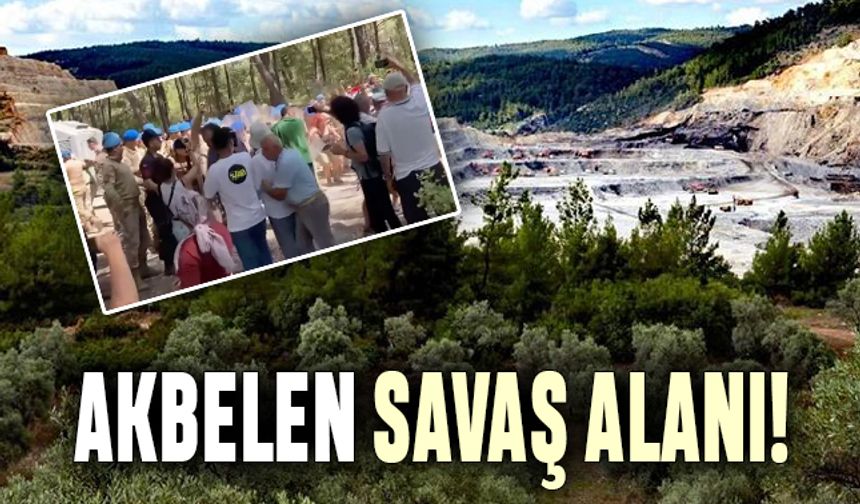 Akbelen savaş alanı; Polis ve jandarmadan sert müdahale