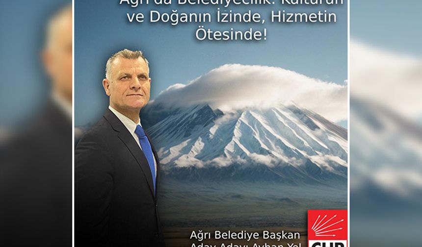 Resmi başvuru yapıldı; Ayhan Yel, Ağrı Belediyesi için hazır