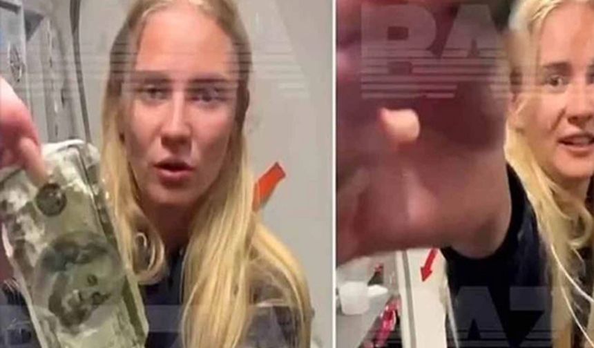 Rus kadın Antalya uçağını karıştırdı; Taciz etti, sigara içti