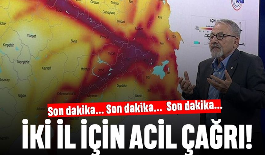 Bursa Gemlik ile Tunceli'de deprem için acil durum çağrısı