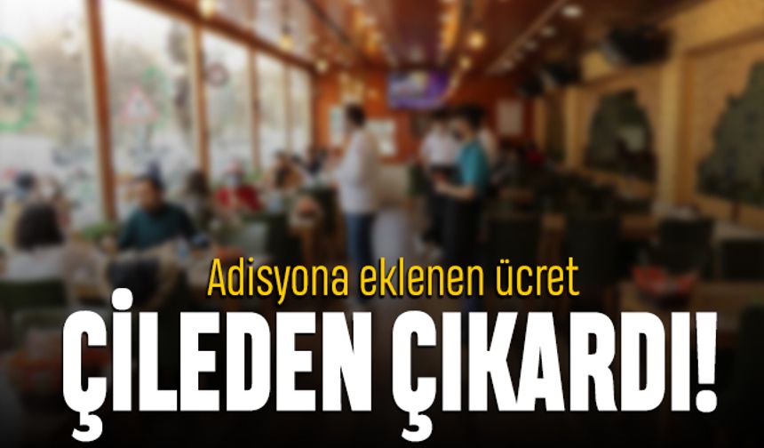 Bir garip adisyon; Çayın yanında 'müzik' ücreti