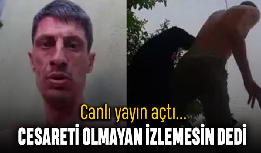 Cesareti olmayan izlemesin deyip canlı yayında eniştesini bıçakladı