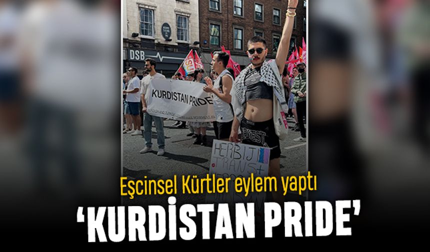 Eşcinsel Kürtler eylem yaptı; Kürdistan Pride